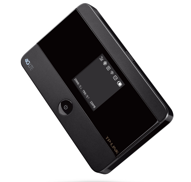 6935364080525 TP-Link M7350 4G-LTE Mobile Wi-Fi 150Mbps DL 50Mbps UL 4G SIM Card + microSD Slot 2000mAh 8hrs Rechargeable Battery for 10 Devices iOS/Android App