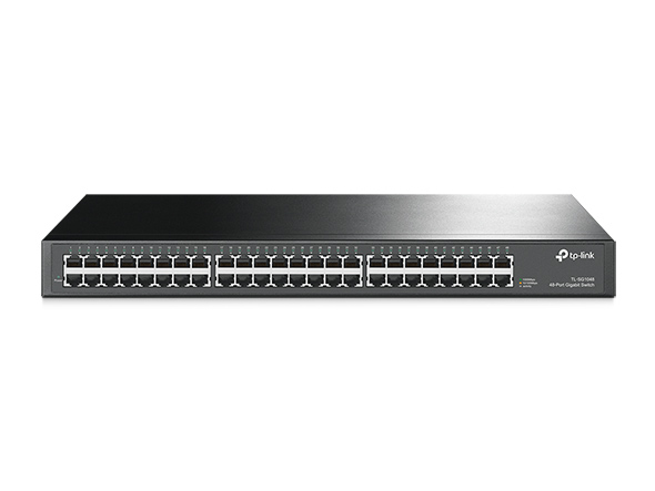 [6935364021559] 6935364021559 TP-Link TL-SG1048 48-Port Gigabit Rackmount Switch 19-inch rack-mountable steel case 96Gbps Switching Capacity IEEE 802.3x flow control Auto MDI/MDIX