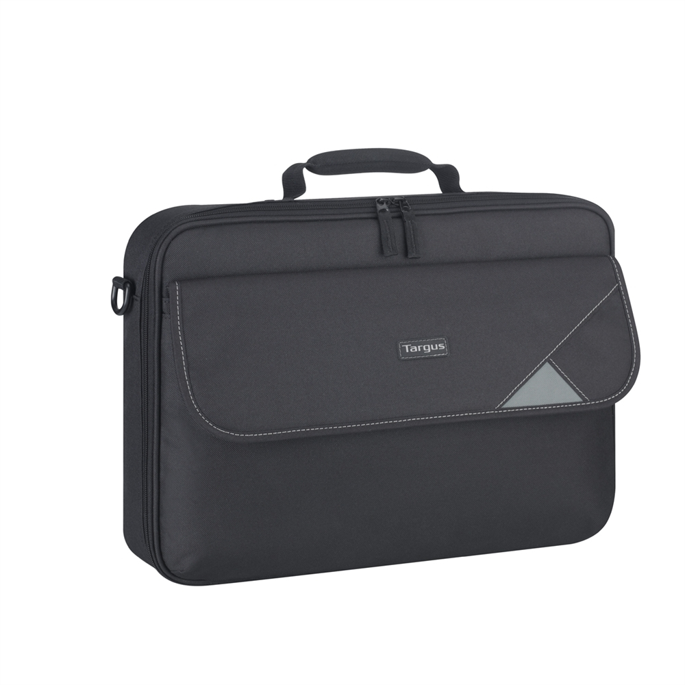 [92636298180] 92636298180 Targus 15.6" Intellect Bag Clamshell Laptop Case with Padded Laptop Compartment/ Laptop/Notebook Bag - Black
