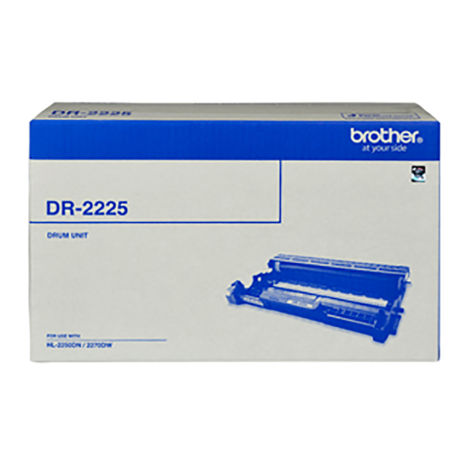 4977766689205 Brother DR-2225 Mono Laser Drum- HL-2130/2132/2240D/2242D/2250DN/2270DW, DCP-7055/7060D/7065DN, MFC-7360N/7362N/7460DN/7860DW- up to 12,000 pa