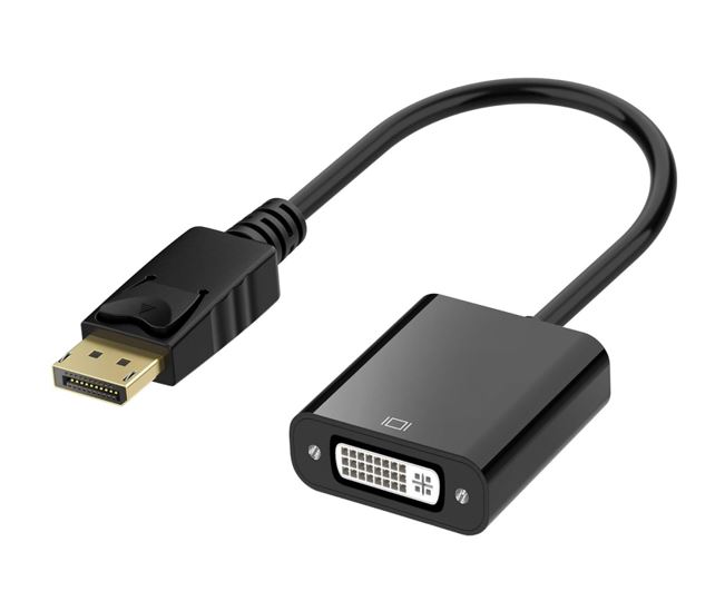 9320300512173 Astrotek DisplayPort DP to DVI Adapter Converter Cable 15cm - Male to Female 20 pins to DVI 24+5 pins Compatible for Lenovo Dell HP Monitor Projector
