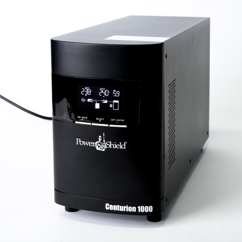 [9346909000194] 9346909000194 PowerShield Centurion Tower UPS 1000VA/900W, 10A input, 4 AUS sockets, hot-swappable batteries, 2-year warranty