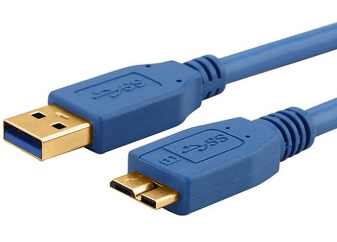 [9320200600871] 9320200600871 Astrotek USB 3.0 Cable 2m - Type A Male to Micro B Blue Colour