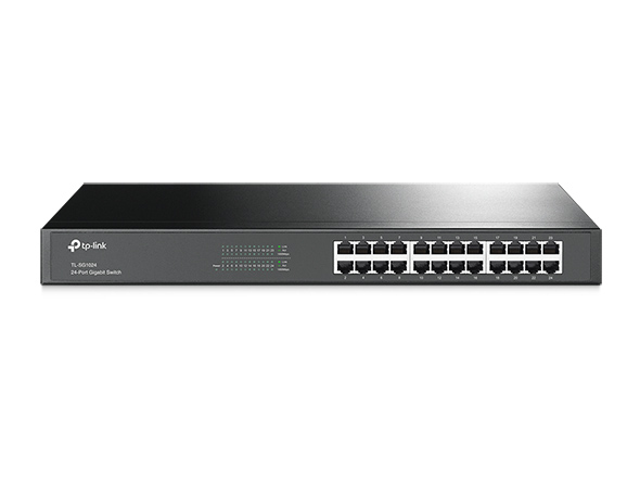 [6935364020101] 6935364020101 TP-Link TL-SG1024 24-Port Gigabit 19" Rackmountable Unmanaged Switch energy-efficient Supports MAC Plug  play 48Gbps Switching Capacity