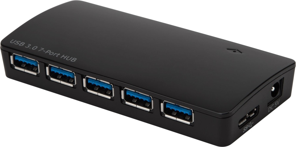 [92636312206] 92636312206 Targus 7 Port USB 3.0 Power Hub With Fast Charging and 5Gbps Transfer Speed/ Accept USB 2.0/1. x Devices