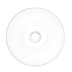 [23942952527] 23942952527 Verbatim CD-R 700MB 100Pk White Wide InkJet 52x Ideal for full-surface, edge-to-edge printing