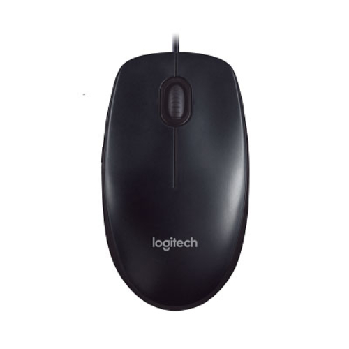 [97855066756] 97855066756 Logitech M90 USB Wired Optical Mouse 1000dpi for PC Laptop Mac Full Size Comfort smooth mover ~B100
