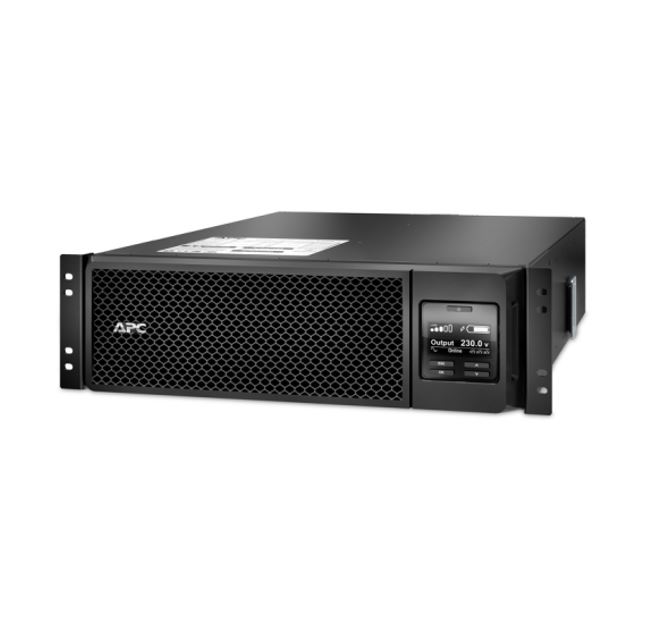 [UPAPCSRT5KRMXLI] UPAPCSRT5KRMXLI APC Smart-UPS 5000VA/4500W Online UPS, 3U RM, 230V/HW Input, 4x IEC C19  6x IEC C13 Outlets, Lead Acid Battery, Network  Smart Slot, W/ Rail Kit