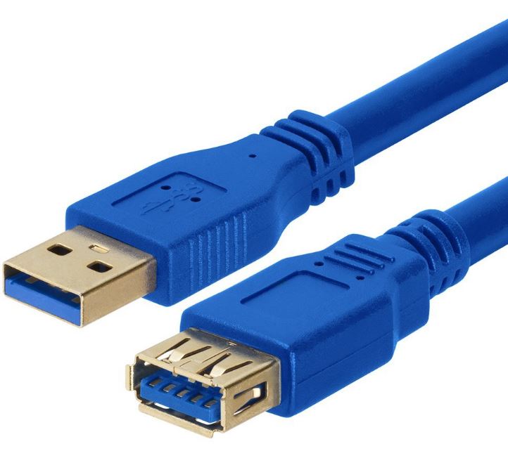 [9320200600857] 9320200600857 Astrotek USB 3.0 Extension Cable 3m - Type A Male to Type A Female Blue Colour