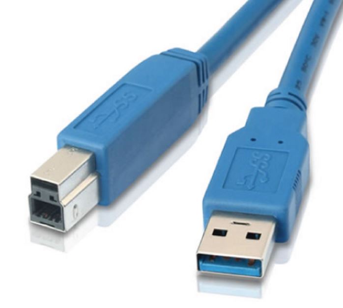 [9320200600826] 9320200600826 Astrotek USB 3.0 Printer Cable 2m Type A to Type B Male to Male for External HDD Hard Drive Printer Scanner USB Hub Docking Station Blue Color