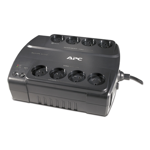 [731304275411] 731304275411 APC Back-UPS 550VA/330W Power-Saving UPS, Desk Top, 230V/10A Input, 8x Aus Outlets, Lead Acid Battery, User Replaceable Battery