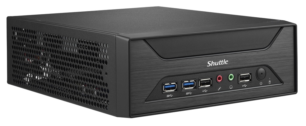 [887993001340] 887993001340 Shuttle XH270 Slim Mini PC 3L Barebone - Support Intel KBLSKY CPU, 4x 2.5" HDD/SSD bay (RAID), 2xLAN, HDMI, DP, VGA, RS232, 2xDDR4,  M.2 2280, 120W