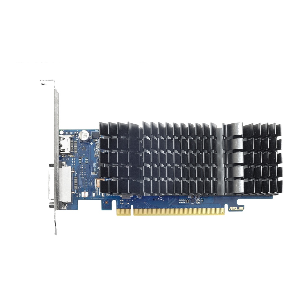[4712900743333] 4712900743333 ASUS nVidia GeForce GT1030-SL-2G-BRK 2GB GDDR5 Low Profile Graphics Card with Bracket For Silent HTPC Build (With I/O Port Brackets)
