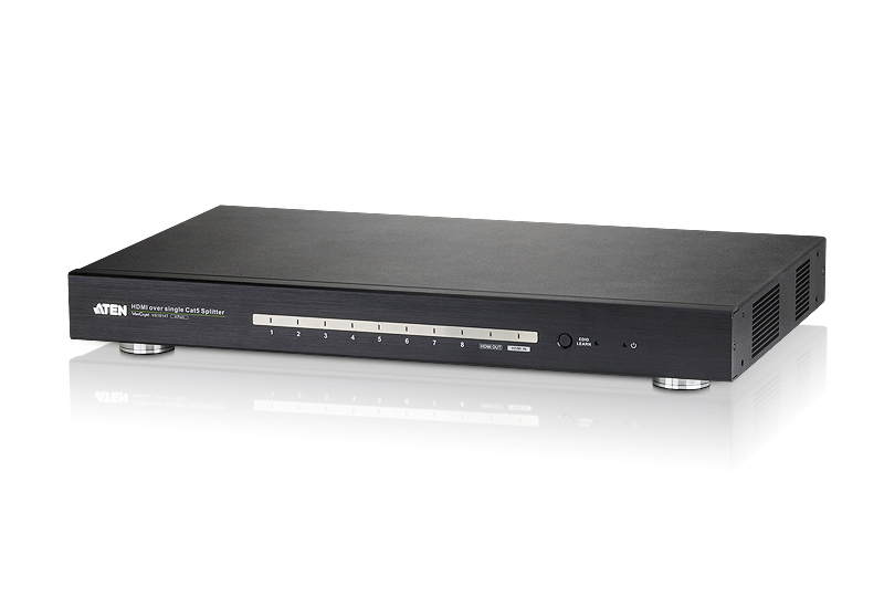 [4719264641350] 4719264641350 Aten Professional Video Splitter 8 Port HDMI Over Single Cat 5 Splitter, Ultra HD 4kx2k  1080p Full HD