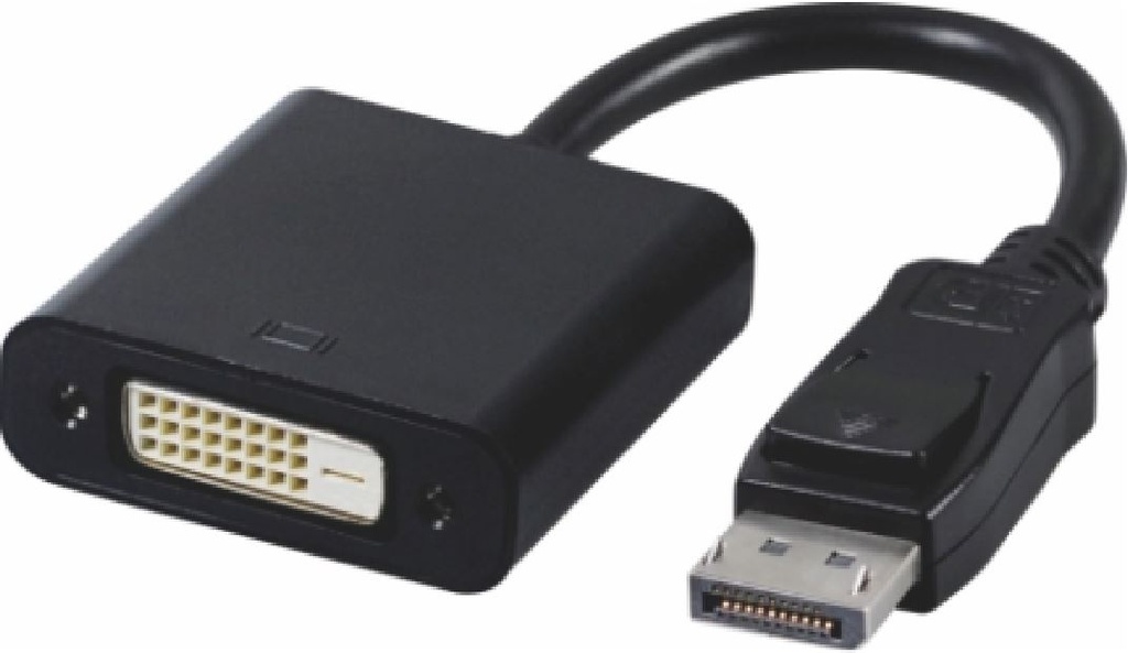 [9320300512265] 9320300512265 Astrotek DisplayPort DP to DVI Adapter Converter Male to Female Active Connector Cable 15cm - 20 pins to 24+1 pins EYEfinity 6xDisplays ~CBA-GC-ACTDP