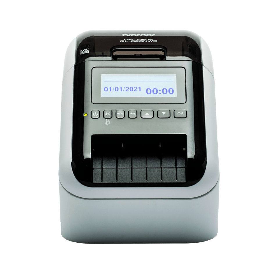 [4977766775113] 4977766775113 Brother QL-820NWB *EXCLUSIVE* WIRELESS (WiFi  BT) /NETWORKABLE HIGH SPEED LABEL PRINTER / UP TO 62MM  WITH BLACK/RED PRINTING (*DK-22251 required)