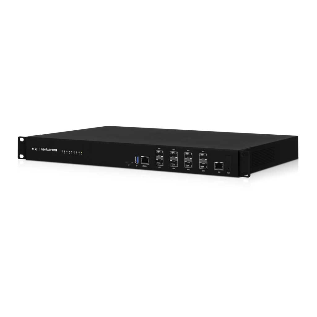[810354026584] 810354026584 Ubiquiti EdgeRouter Infinity, 1 GbE RJ45 Port, 8 Port 10G SFP+ Router, Rack-mountable, 1U, 2 Hot-swappable AC/DC PSU,  2Yr Warr