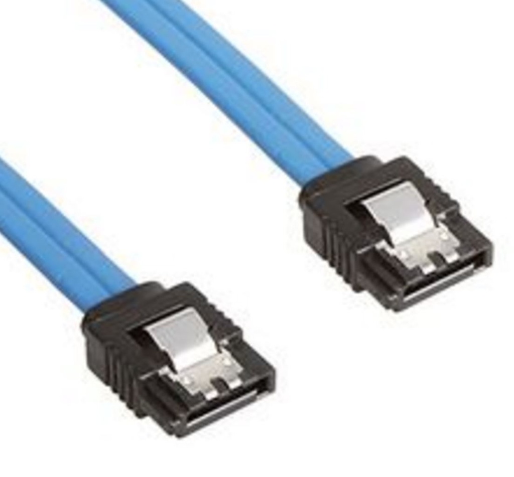 [9320201002186] 9320201002186 Astrotek SATA 3.0 Data Cable Male to Male Straight 180 to 180 Degree with Metal Lock 26AWG Blue 50cm ~CB8W-FC-5080