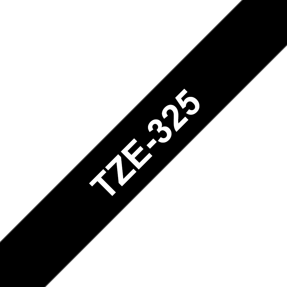[4977766687041] 4977766687041 Brother 9mm White on Black TZE Tape