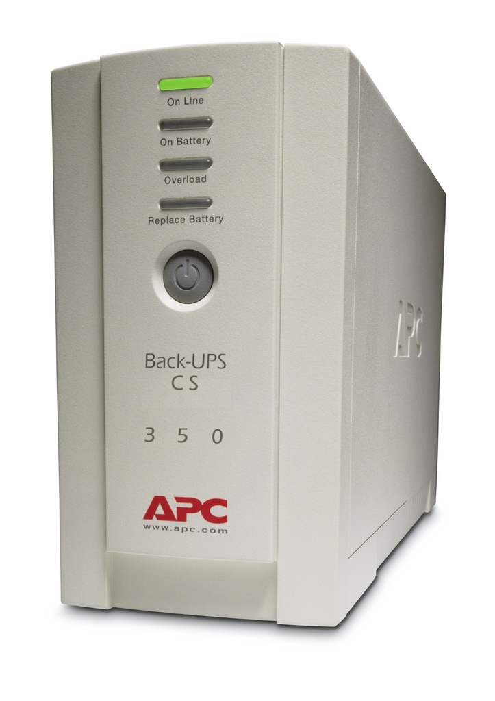 [731304016342] 731304016342 APC Back-UPS 350VA/210W Standby UPS, Tower, 230V/10A Input, 4x IEC C13 Outlets, Lead Acid Battery, User Replaceable Battery