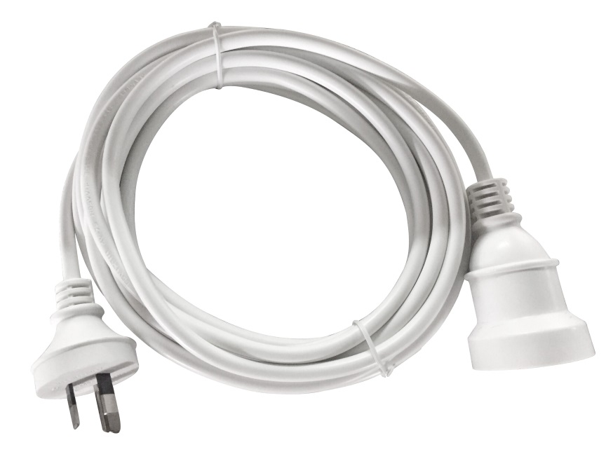 [9341756016381] 9341756016381 8Ware 5m AU Main Power Extension Cord Cable Lead 240V 3-Pin Male to Female
