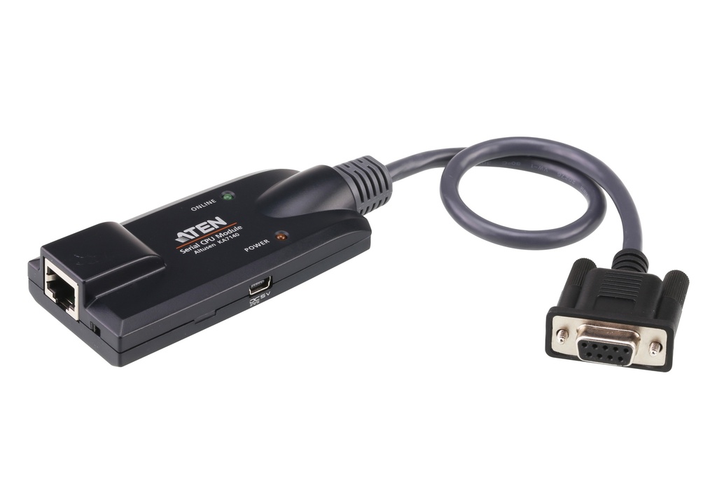 [4710423775657] 4710423775657 Aten KVM Cable Adapter with RJ45 to Serial Console to suit KN21xxV, KN41xxV, KN21xx, KN41xx, KM series