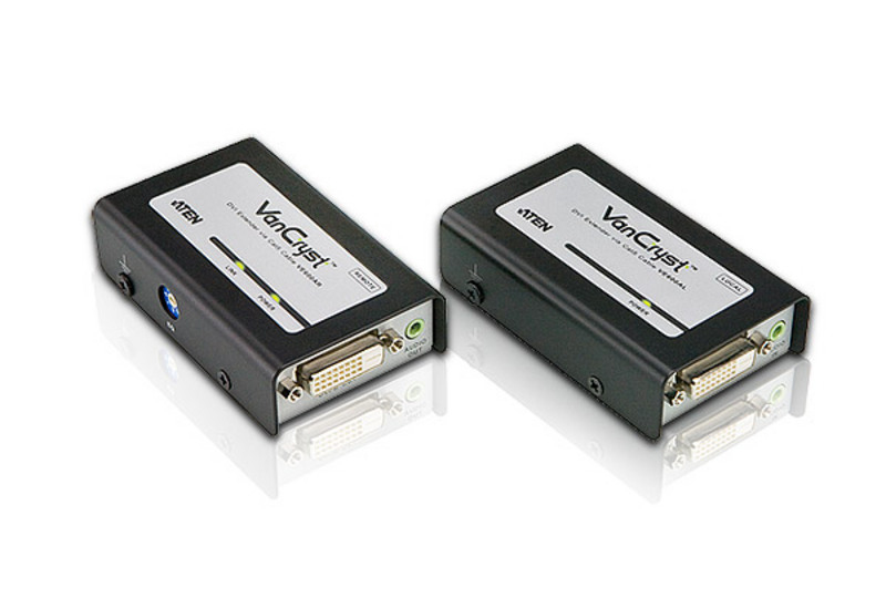 [4710423777736] 4710423777736 Aten VanCryst DVI Over Cat5 Video Extender with Audio - 1920x1200 or 60m Max (PROJECT)