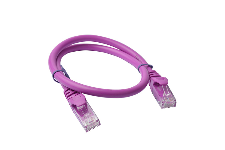 [9341756016152] 9341756016152 8Ware CAT6A Cable 0.25m (25cm) - Purple Color RJ45 Ethernet Network LAN UTP Patch Cord Snagless