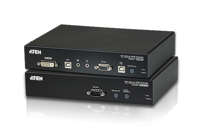 [4719264641138] 4719264641138 Aten USB DVI Optical KVM Extender, extends 1920 x 1200 @ 600m