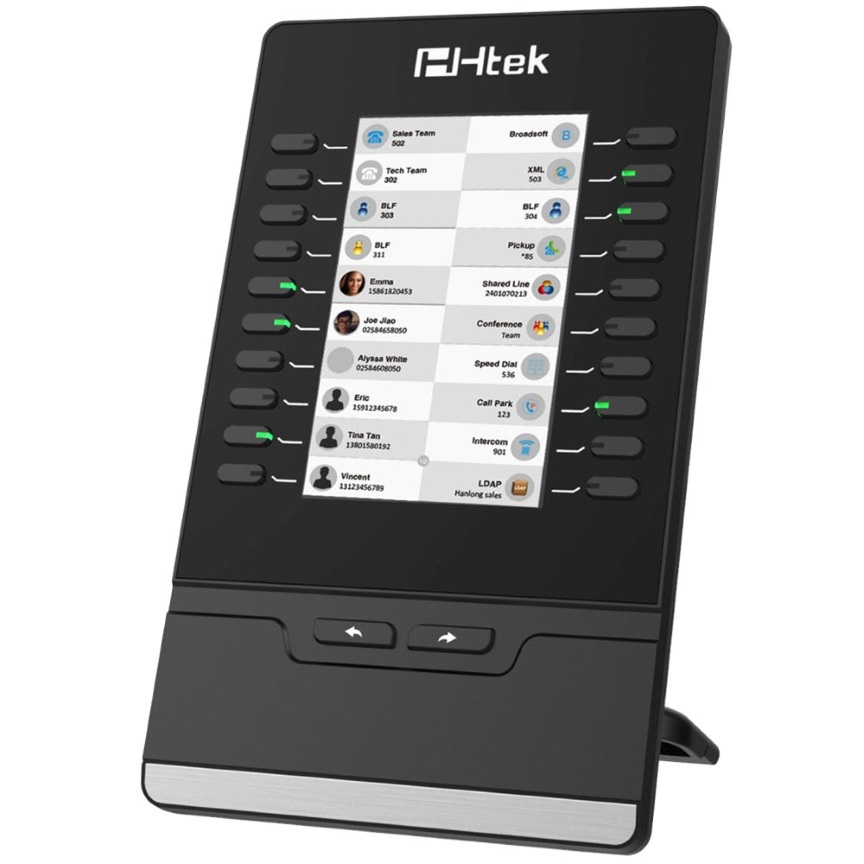 [IPH-UC46] IPH-UC46 Htek UC46 Colour IP Phone Expansion Module, Upto 40 Programmable Keys, To Suit UC926E, UC924E