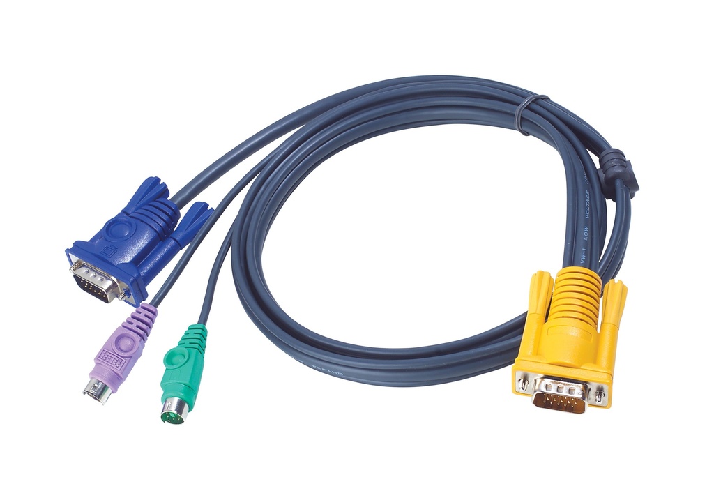 [4710423771345] 4710423771345 Aten KVM Cable 1.2m with VGA  PS/2 to 3in1 SPHD to suit CS7xE, CS13xx, CS17xxA, CS17xxi, CL5xxx, CL10xx, KL91xx, KN91xx