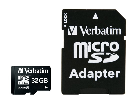 23942440833 Verbatim 32GB MicroSD SDHC SDXC Class10 UHS-I Memory Card 45MB/s Read 10MB/s Write 300X Read Speed with standard SD adaptor