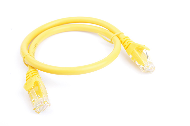 [9341756015667] 9341756015667 8Ware CAT6A Cable 0.25m (25cm) - Yellow Color RJ45 Ethernet Network LAN UTP Patch Cord Snagless