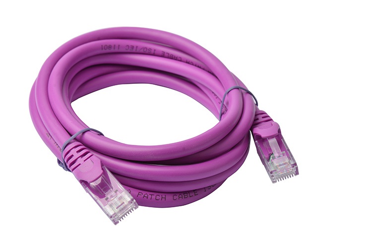 [9341756013090] 9341756013090 8Ware CAT6A Cable 2m - Purple Color RJ45 Ethernet Network LAN UTP Patch Cord Snagless