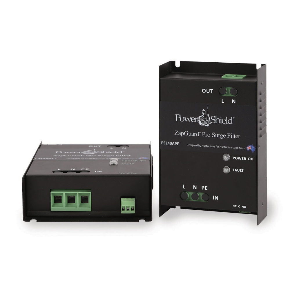 [UPPS-PSZ40APF] UPPS-PSZ40APF PowerShield 40 Amp Panel Mount Surge Filter, 1:1 phase, provides robust protection against power surges for large systems