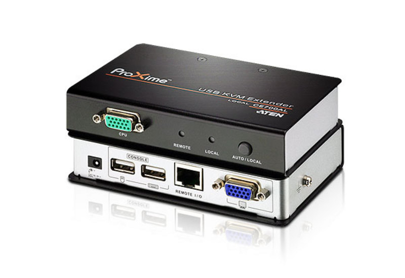 [4710423776593] 4710423776593 Aten KVM Extender Kit VGA/USB Cat 5 Extender w/ Local Access, 1920x1200@60Hz 30m, 1600x1200@60Hz 100m, 1280x1024@60Hz 150m