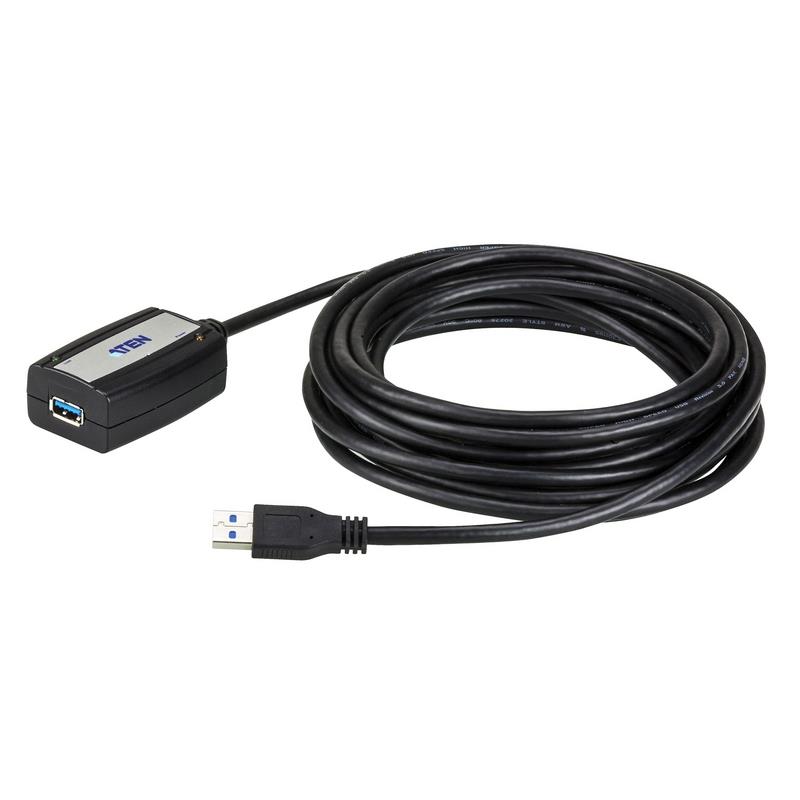 [4719264640254] 4719264640254 Aten 1 Port USB 3.0 5m Active Extension Cable