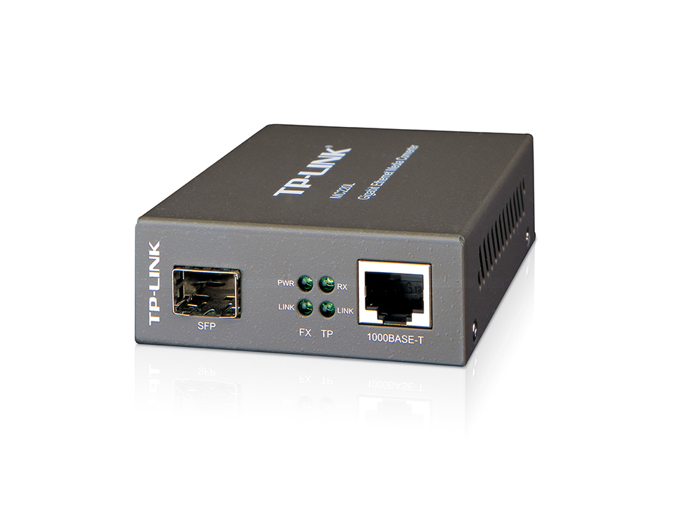 [6935364030476] 6935364030476 TP-Link MC220L Gigabit Single  Multi-Mode SFP Media Converter - IEEE 802.3ab/802.3z, 0.55km Multi-mode, 10km Single-Mode