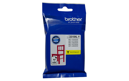 [4977766767293] 4977766767293 Brother LC-3319 XL Yellow  to Suit - J5330DW/J5730DW/J6530DW/J6730DW/J6930DW