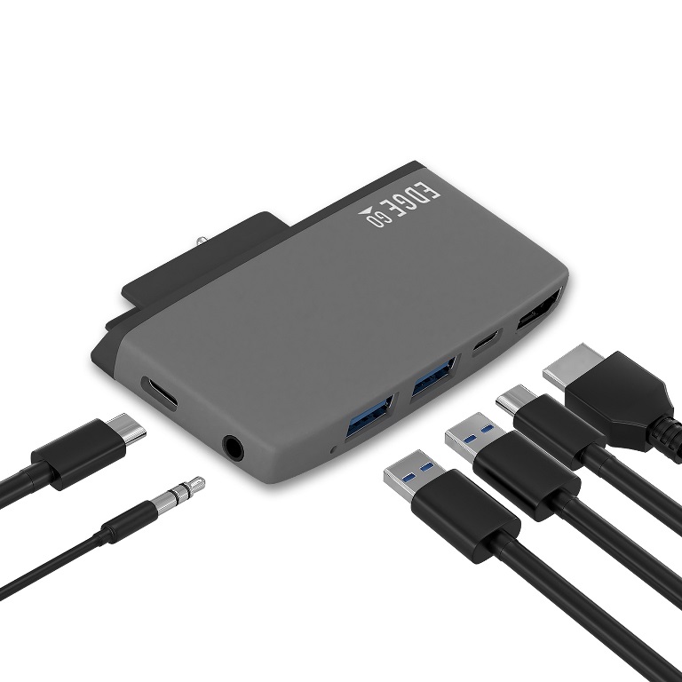 [9346396002411] 9346396002411 mbeat®  Edge Go Multifunction USB- C Hub for Microsoft Surface Go （USB 3.0 Data x 2, USB-C Data x 1, HDMI, 3.5mm Audio, USB-C PD pass through charge)