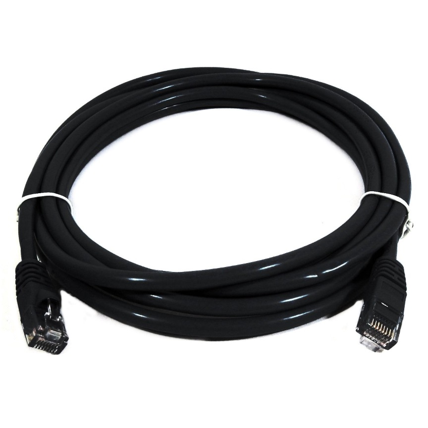 [9341756015629] 9341756015629 8Ware CAT6A Cable 0.25m (25cm) - Black Color RJ45 Ethernet Network LAN UTP Patch Cord Snagless