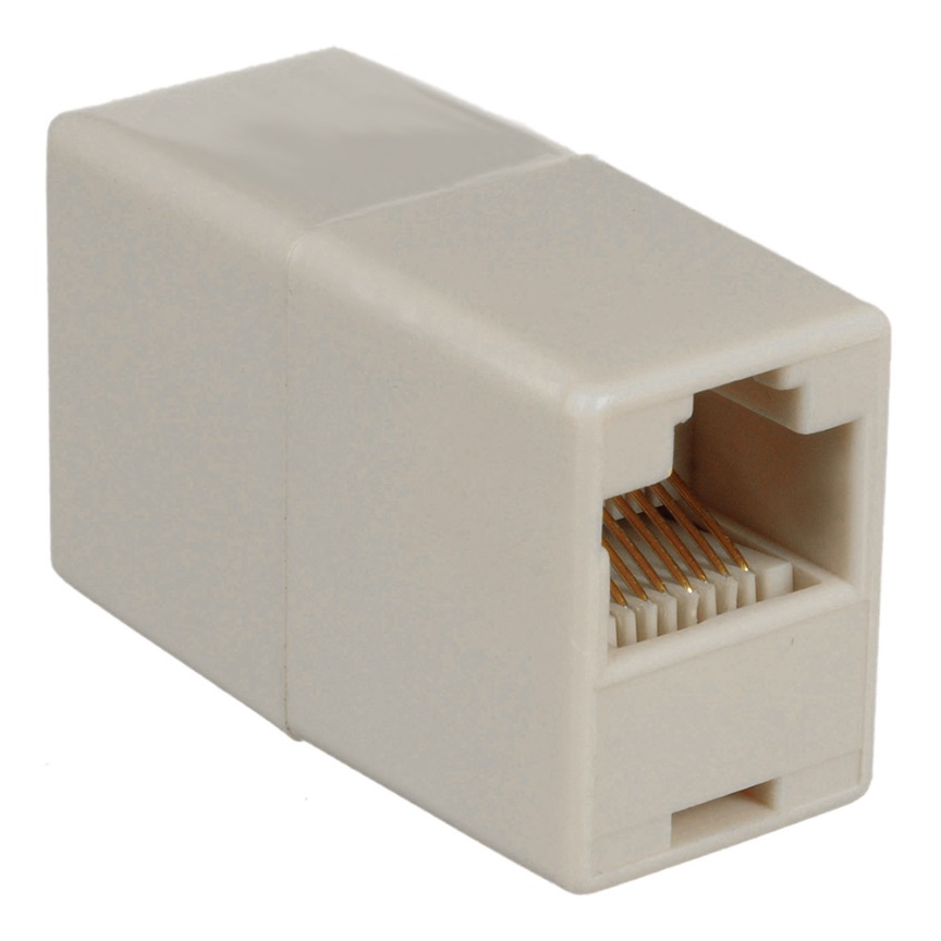 [9341756009796] 9341756009796 8Ware RJ45 Inline Coupler - Network Keystone Jack Socket suitable for CAT5e and CAT6 Ethernet cables