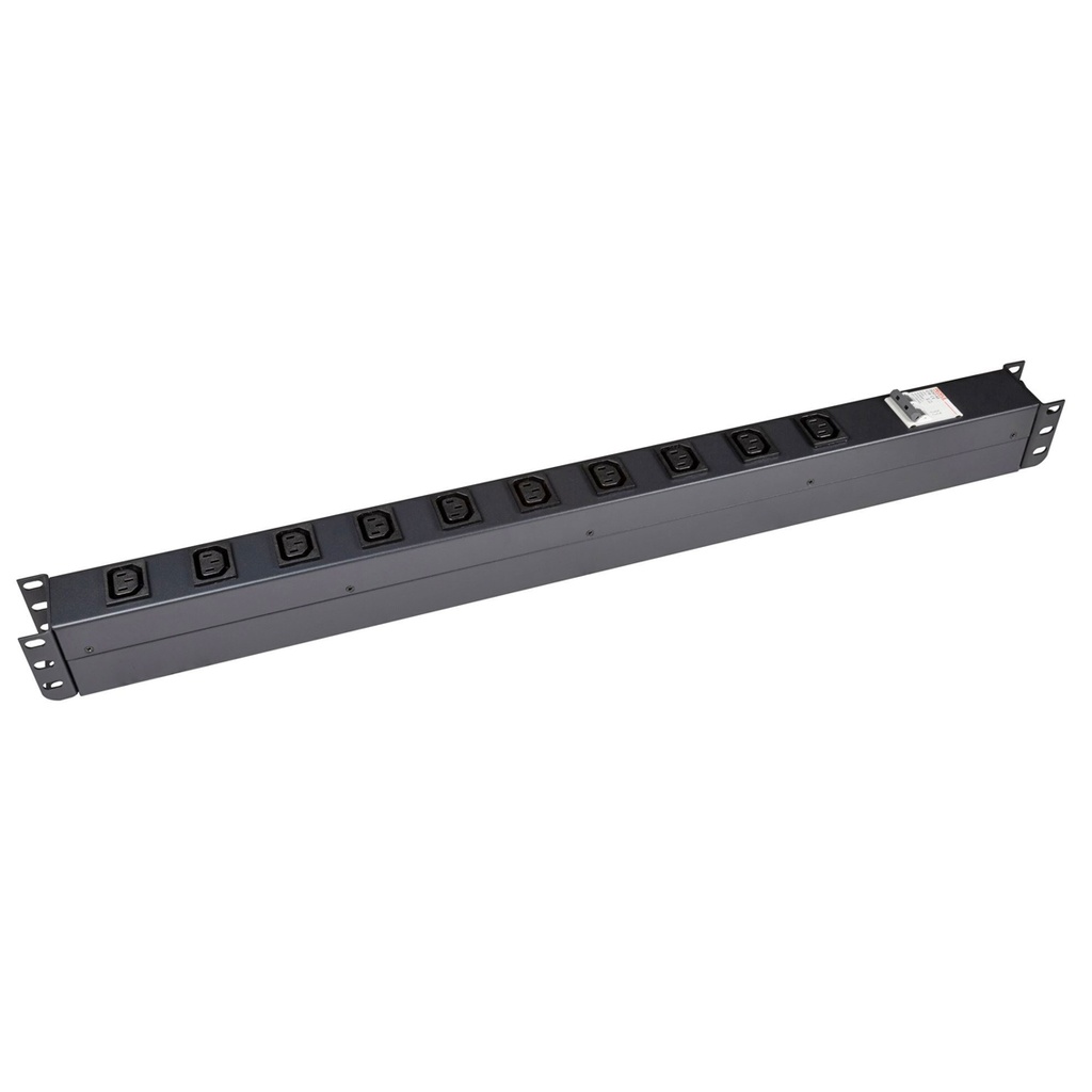 [3968876543359] 3968876543359 PowerShield Vertical PDU with IEC C14 Input, 10 x C13 outlets, provides reliable power distribution for vertical installations