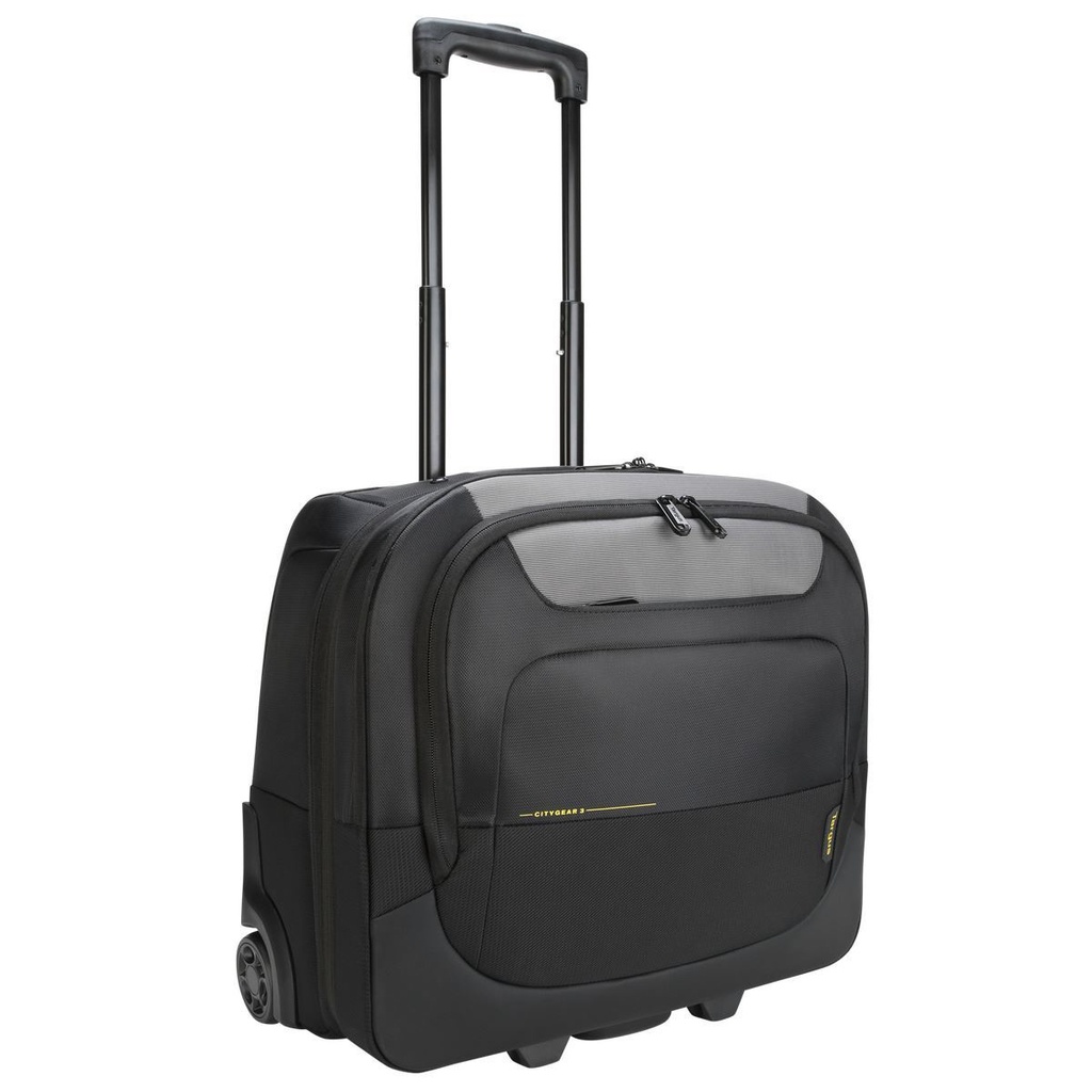 [92636339159] 92636339159 Targus 15-17.3" CityGear III Horizontal Roller Laptop Case/Notebook Bag/Suitcase for Travel - Black