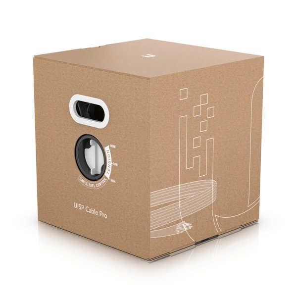 [810010075819] 810010075819 Ubiquiti UISP Cable Pro, Industrial-grade Outdoor Cable, 305m, Carrier-Class Shielded, Integrated ESD Drain Wire, Replaces TC-PRO, 2Yr Warr