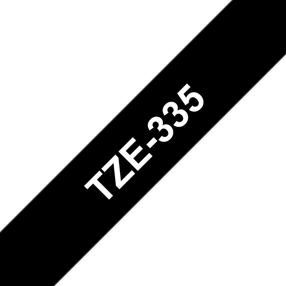 [4977766681674] 4977766681674 Brother 12mm White on Black TZE Tape