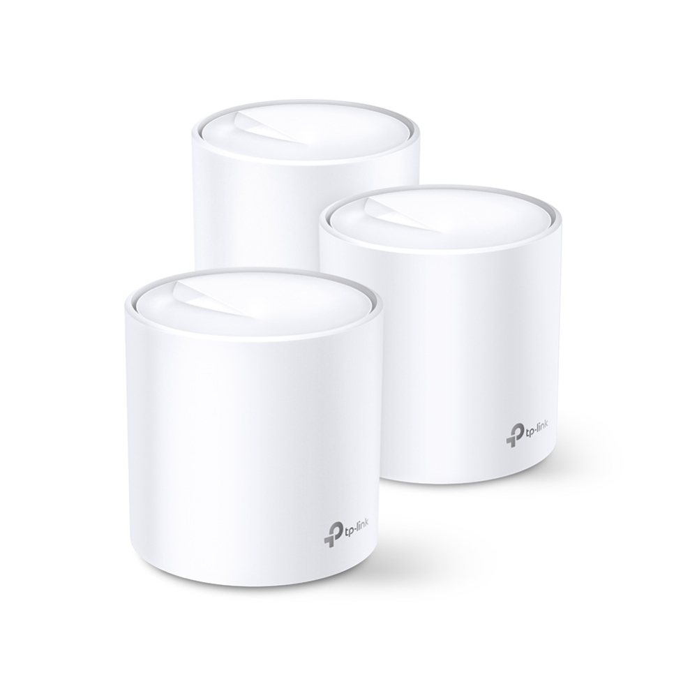[4897098689325] 4897098689325 TP-Link Deco X60 (3-pack) AX5400 Whole Home Mesh Wi-Fi 6 System  (WIFI6), Up to 650sqm Coverage, WPA3, TP-Link Homecare, OFDMA, MU-MIMO (3.20V)