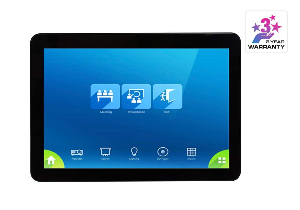 [4710469340994] 4710469340994 Aten VK330 10.1" Touch Panel, Capacitive multi-touch TFT-LCD Screen, Supports Power over Ethernet, Flexible installation
