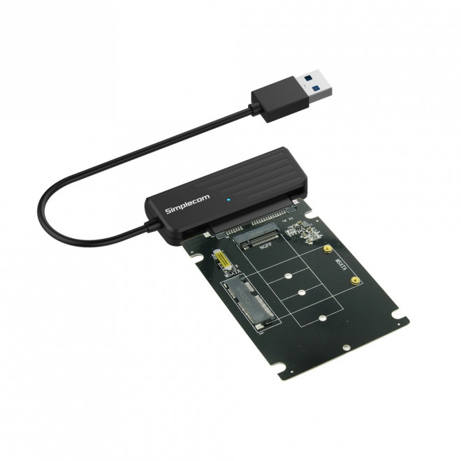 [9350414001591] 9350414001591 Simplecom SA225 USB 3.0 to mSATA + M.2 (NGFF B Key) 2 In 1 Combo Adapter