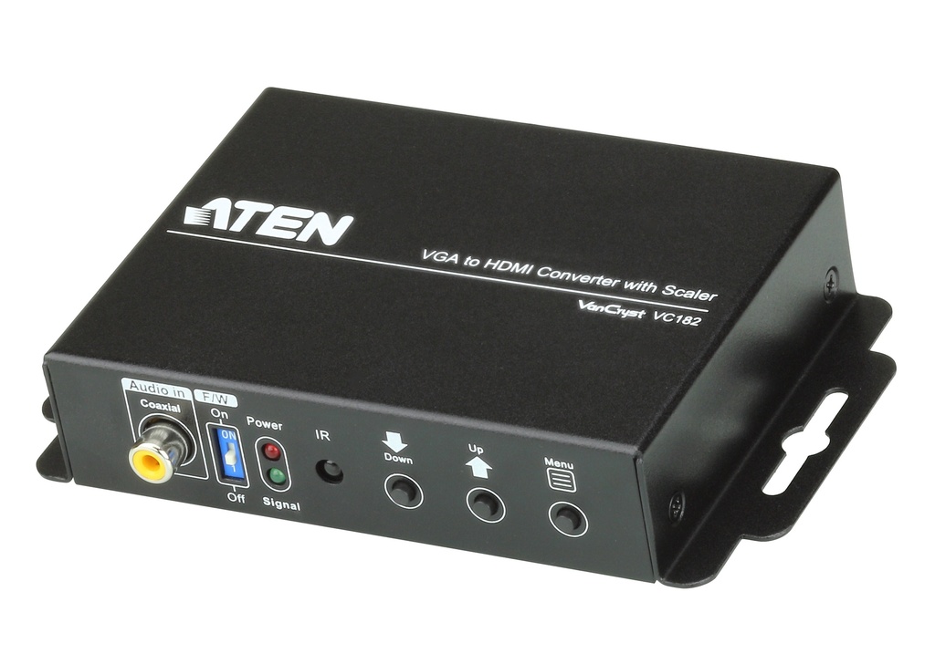 4719264641367 Aten Professional Converter VGA  3.5mm Audio to HDMI Converter with Scaler